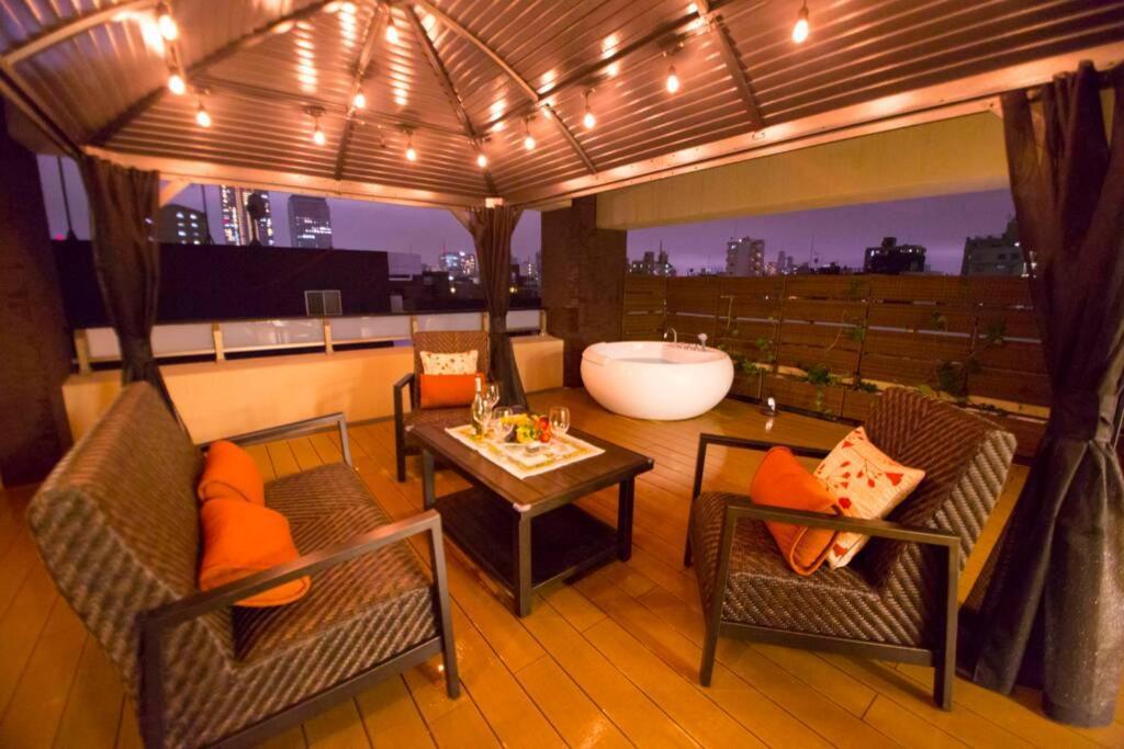 Appartement Oshiage Sky View Terrace Penthouse à Tōkyō Extérieur photo